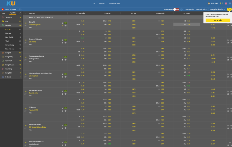 cá độ thể thao kubet